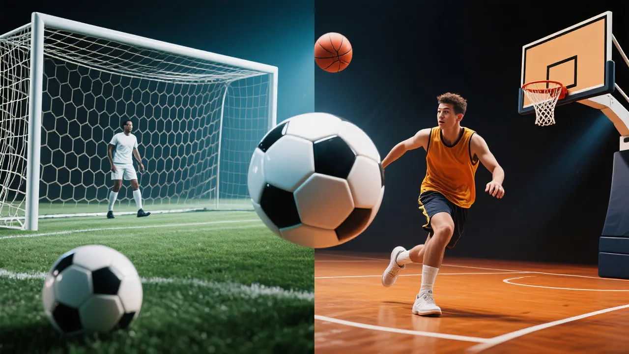 体育赛事拼图海报